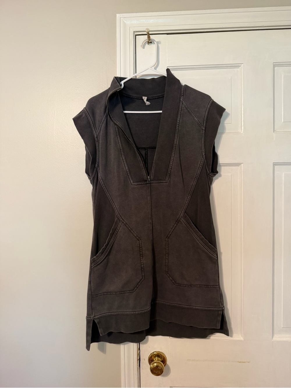 Daily Practice Anthroplogie Sleeveless Sweatshirt Dress